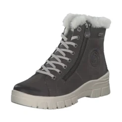 Remonte D0E77-45, Schnürstiefel, Damen, granit/smoke/cotton