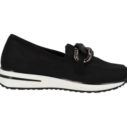 Remonte D1G11, Mokassins, Damen, Schwarz
