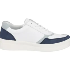 Remonte D0J01, Schnürschuhe, Damen, jeans/weiss/bleu/rose/weiss