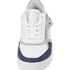 Remonte D0J01, Schnürschuhe, Damen, jeans/weiss/bleu/rose/weiss