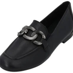 Remonte D0K09, Mokassins, Damen, Schwarz