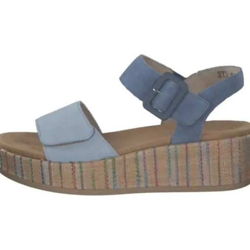 Remonte D1N54, Keilsandaletten, Damen, Blau