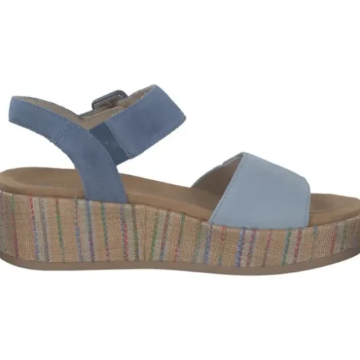 Remonte D1N54, Keilsandaletten, Damen, Blau