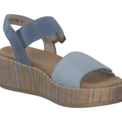 Remonte D1N54, Keilsandaletten, Damen, Blau