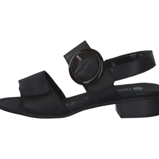 Remonte D0P53, Keilsandaletten, Damen, schwarz/schwarz