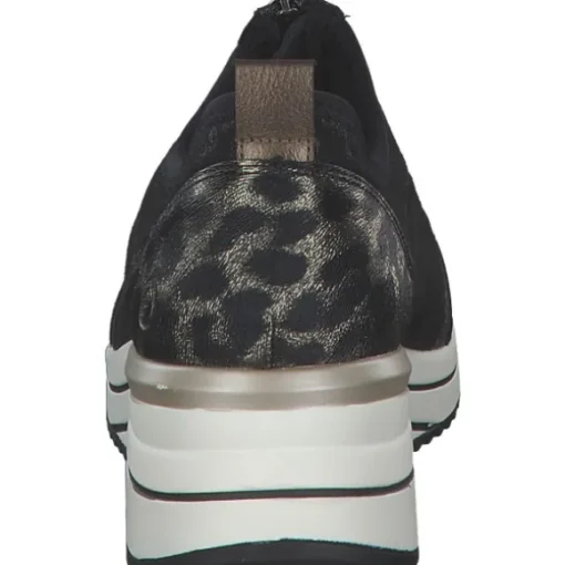 Remonte D0T08-02, Slip-On-Sneaker, Damen, black/schwarz/bronze/schwarz/g
