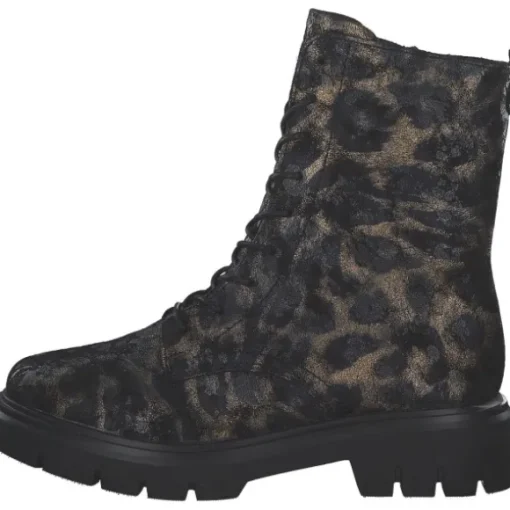Remonte D1W72-03, Schnürstiefel, Damen, schwarz-antique