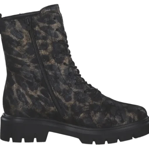 Remonte D1W72-03, Schnürstiefel, Damen, schwarz-antique