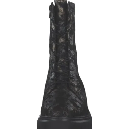 Remonte D1W72-03, Schnürstiefel, Damen, schwarz-antique