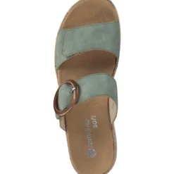 Remonte R6858, Plateau-Pantoletten, Damen, peppermint