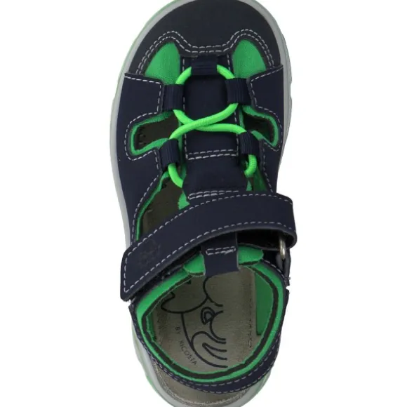 Ricosta Gery 2900302 M, Lauflernschuhe, Kinder, nautic/neongrün