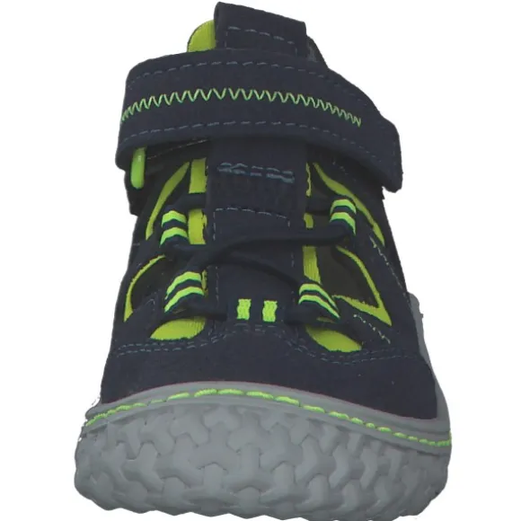 Ricosta Jerry 1700102 M, Lauflernschuhe, Kinder, ozean/neongelb