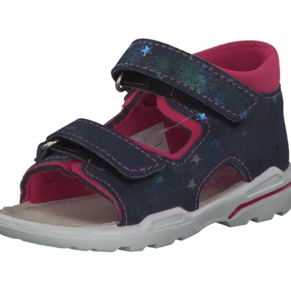 Ricosta Titu 50 3201702, Lauflernschuhe, Kinder, nautic/pink