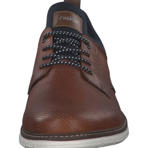 Rieker 14450, Business-Schnürschuhe, Herren, nuss/lake/navy/amaretto