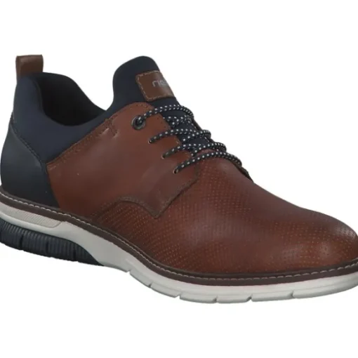 Rieker 14450, Business-Schnürschuhe, Herren, nuss/lake/navy/amaretto