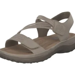 Rieker 64870, Keilsandaletten, Damen, ginger/cliff-weiss