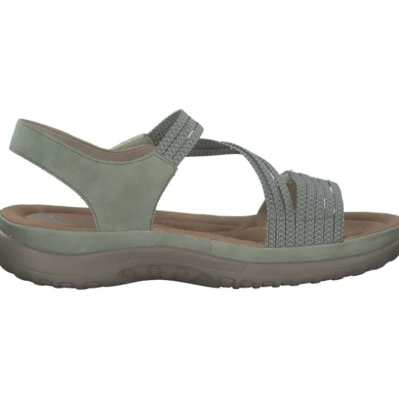Rieker 64870, Keilsandaletten, Damen, Grün