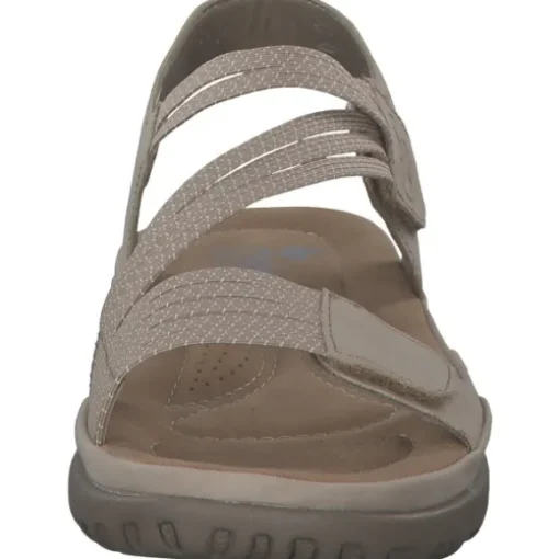 Rieker 64870, Keilsandaletten, Damen, ginger/cliff-weiss