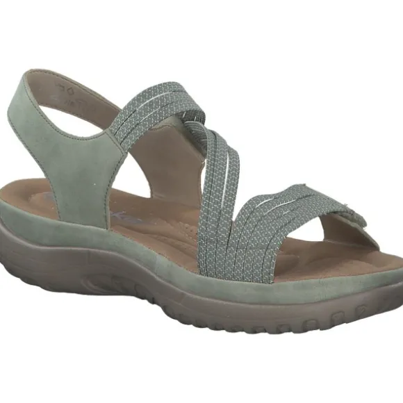 Rieker 64870, Keilsandaletten, Damen, Grün