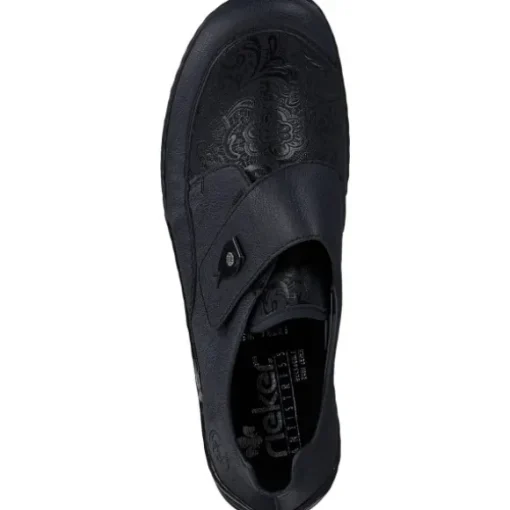Rieker 48951, Klassische Halbschuhe, Damen, ozean/navy/marine