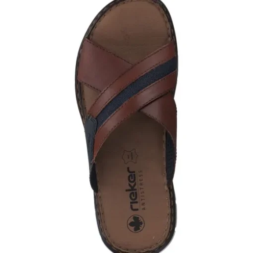 Rieker 25186, Pantoletten & Badeschuhe, Herren, Braun