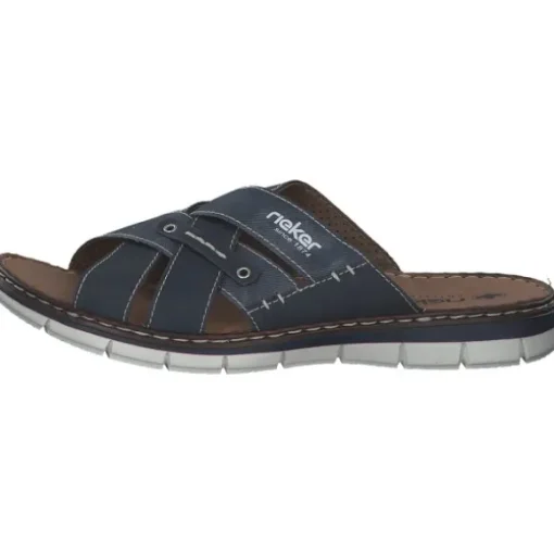 Rieker 25199, Pantoletten, Herren, Grau (Whitedenim/Jeans)