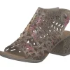 Rieker 64780, Plateau-Sandaletten, Damen, Mehrfarbig
