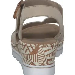 Rieker 67173, Plateau-Sandaletten, Damen, perle