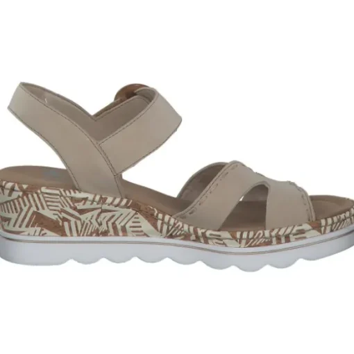 Rieker 67173, Plateau-Sandaletten, Damen, perle