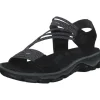Rieker 68871, Sandalen, Damen, Schwarz