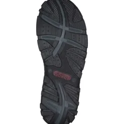 Rieker 68871, Sandalen, Damen, Schwarz