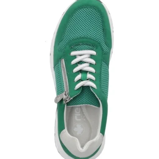 Rieker 48135, Schnürschuhe, Damen, Grün