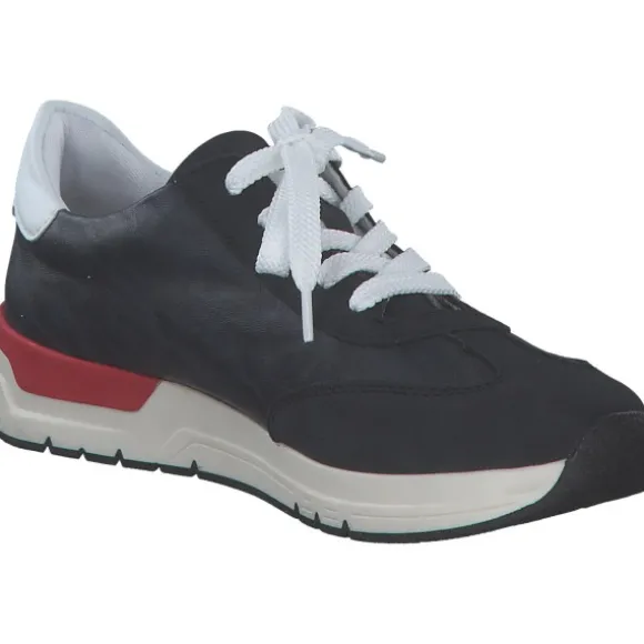 Rieker 58923, Schnürschuhe, Damen, pazifik/pazifik/weiss