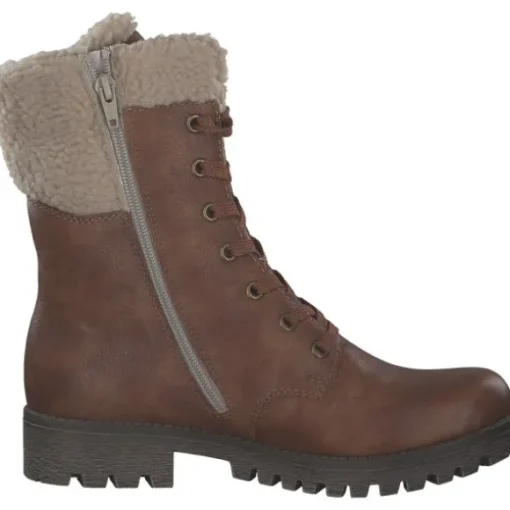 Rieker 78522, Schnürstiefel, Damen, zimt/lehm