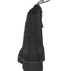 Rieker 78520, Schnürstiefel, Damen, schwarz/schwarz