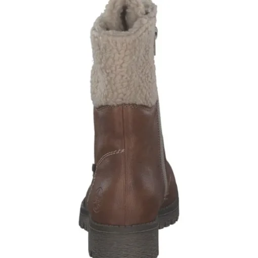 Rieker 78522, Schnürstiefel, Damen, zimt/lehm