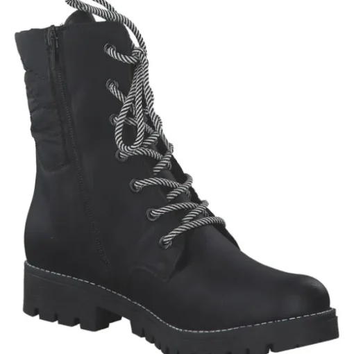 Rieker 78520, Schnürstiefel, Damen, schwarz/schwarz