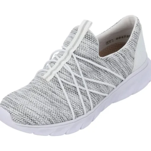 Rieker 54071, Slip-On-Sneaker, Damen, Weiß