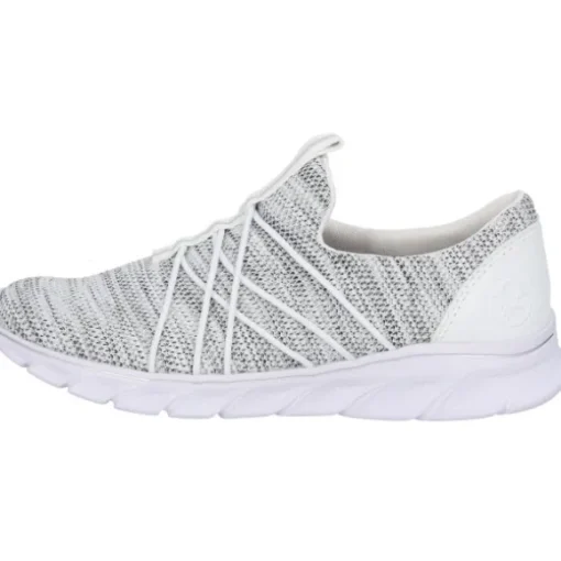 Rieker 54071, Slip-On-Sneaker, Damen, Weiß