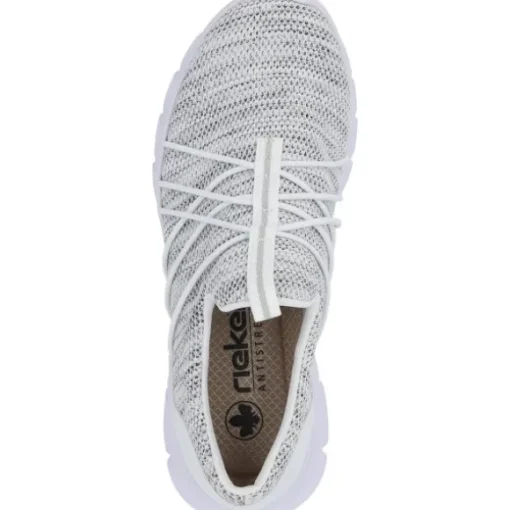 Rieker 54071, Slip-On-Sneaker, Damen, Weiß