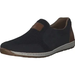 Rieker 08869, Slipper, Herren, pazifik/navy/amaretto