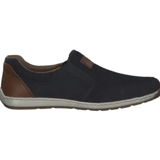 Rieker 08869, Slipper, Herren, pazifik/navy/amaretto