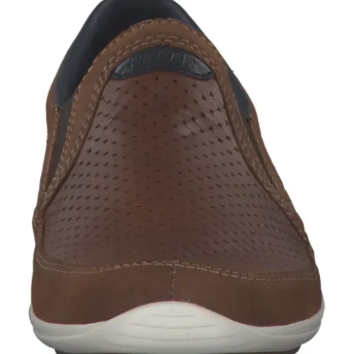 Rieker 09055, Sportliche Slipper, Herren, reh/muskat/lake/tabak