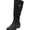 Rieker 93157, Stiefel, Damen, Schwarz (Braun/Schwarz)