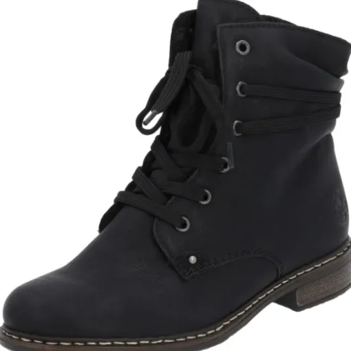 Rieker 71229, Stiefeletten, Damen, Schwarz (Schwa/Schw)