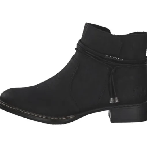 Rieker 73488, Stiefeletten, Damen, Schwarz