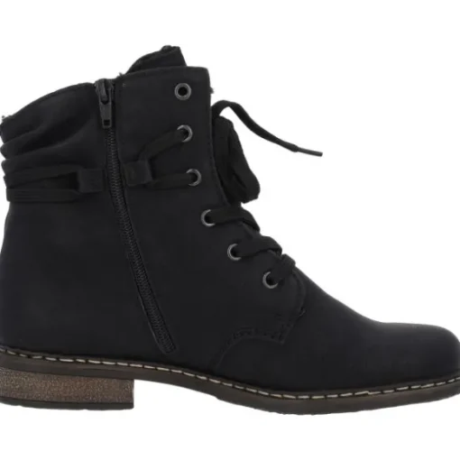 Rieker 71229, Stiefeletten, Damen, Schwarz (Schwa/Schw)