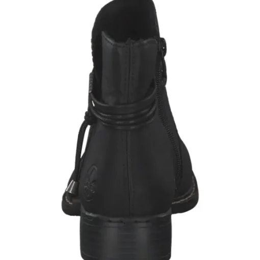 Rieker 73488, Stiefeletten, Damen, Schwarz