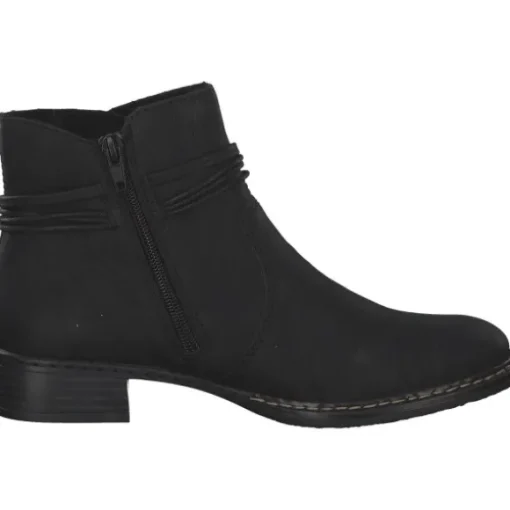 Rieker 73488, Stiefeletten, Damen, Schwarz