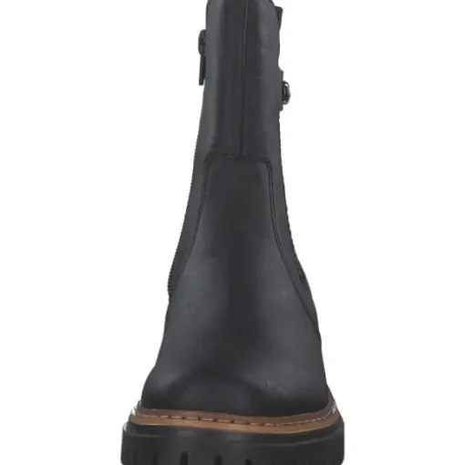 Rieker 72690, Stiefeletten, Damen, schwarz/schwarz/schwarz